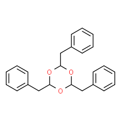 ChemSpider 2D Image | 2,4,6-Tribenzyl-1,3,5-trioxane | C24H24O3