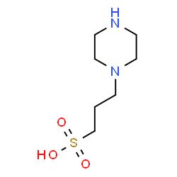 ChemSpider 2D Image | 3-(1-Piperazinyl)-1-propanesulfonic acid | C7H16N2O3S