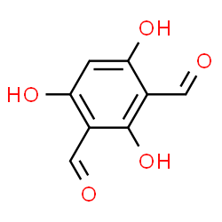 ChemSpider 2D Image | 2,4,6-Trihydroxyisophthalaldehyde | C8H6O5
