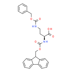 ChemSpider 2D Image | Fmoc-Dab(Z)-OH | C27H26N2O6