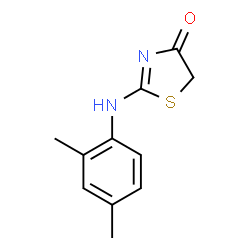 ChemSpider 2D Image | 2-(2,4-Dimethyl-phenylamino)-thiazol-4-one | C11H12N2OS