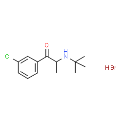ChemSpider 2D Image | Bupropion Hydrobromide | C13H19BrClNO