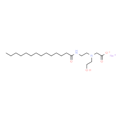 ChemSpider 2D Image | Sodium myristoamphoacetate | C20H39N2NaO4