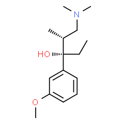 ChemSpider 2D Image | (2R,3S)-1-(Dimethylamino)-3-(3-methoxyphenyl)-2-methyl-3-pentanol | C15H25NO2
