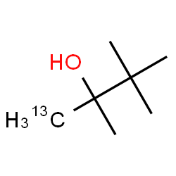 ChemSpider 2D Image | 2,3,3-Trimethyl-2-(1-~13~C)butanol | C613CH16O