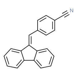ChemSpider 2D Image | 4-(9H-Fluoren-9-ylidenemethyl)benzonitrile | C21H13N