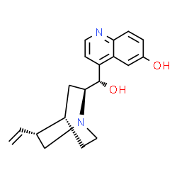 ChemSpider 2D Image | (8alpha,9S)-Cinchonan-6',9-diol | C19H22N2O2