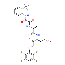 ChemSpider 2D Image | Emricasan | C26H27F4N3O7