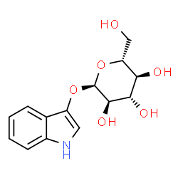 ChemSpider 2D Image | 1H-Indol-3-yl alpha-D-glucopyranoside | C14H17NO6