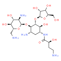 ChemSpider 2D Image | Butirosin | C21H41N5O12
