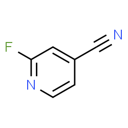 ChemSpider 2D Image | 4-Cyano-2-fluoropyridine | C6H3FN2
