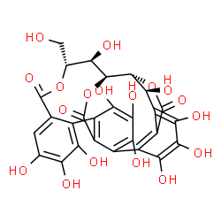 ChemSpider 2D Image | (1S,2R,24R,25R,29S)-7,8,9,12,13,14,17,18,19,25,29-Undecahydroxy-24-(hydroxymethyl)-3,23,26-trioxahexacyclo[13.10.3.1~2,6~.0~5,10~.0~11,28~.0~16,21~]nonacosa-5,7,9,11(28),12,14,16,18,20-nonaene-4,22,27
-trione | C27H20O18