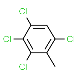 ChemSpider 2D Image | 1,2,3,5-Tetrachloro-4-methylbenzene | C7H4Cl4