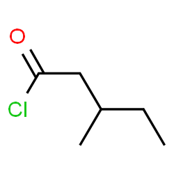 ChemSpider 2D Image | 3-Methylpentanoyl chloride | C6H11ClO