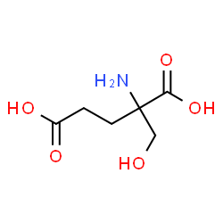 ChemSpider 2D Image | 2-(Hydroxymethyl)glutamic acid | C6H11NO5