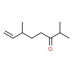 ChemSpider 2D Image | 2,6-Dimethyl-7-octen-3-one | C10H18O