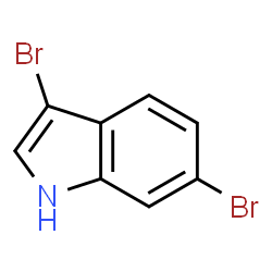 ChemSpider 2D Image | 3,6-Dibromoindole | C8H5Br2N