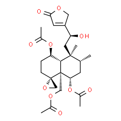 ChemSpider 2D Image | ajugalide B | C26H36O10
