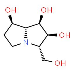 ChemSpider 2D Image | (&minus;)-1-epi-alexine | C8H15NO4