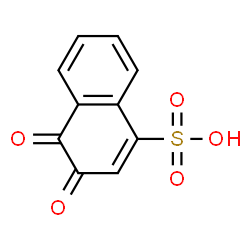 ChemSpider 2D Image | 1,2-Naphthoquinone-4-sulfonic acid | C10H6O5S