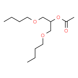 ChemSpider 2D Image | 1,3-Dibutoxy-2-propanyl acetate | C13H26O4