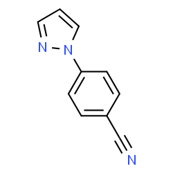 ChemSpider 2D Image | 4-Pyrazol-1-yl-benzonitrile | C10H7N3