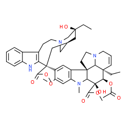 ChemSpider 2D Image | (2xi,2'beta,19xi)-Vincaleukoblastine | C46H58N4O9
