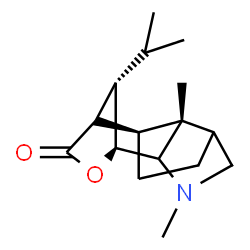 ChemSpider 2D Image | (3xi,6beta,8beta,9alpha,10xi)-Dendroban-12-one | C16H25NO2