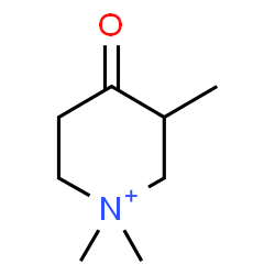 ChemSpider 2D Image | 1,1,3-Trimethyl-4-oxopiperidinium | C8H16NO