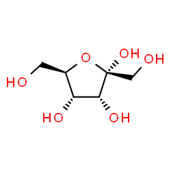 ChemSpider 2D Image | alpha-D-Psicofuranose | C6H12O6