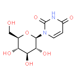 ChemSpider 2D Image | 1-Beta-D-Glucopyranosylpyrimidine-2,4(1h,3h)-Dione | C10H14N2O7