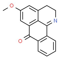 ChemSpider 2D Image | 5-Methoxy-2,3-dihydro-7H-dibenzo[de,h]quinolin-7-one | C17H13NO2