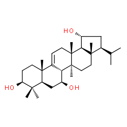 ChemSpider 2D Image | Rubiarbonol B | C30H50O3