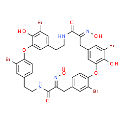 ChemSpider 2D Image | bastadin 20 | C34H28Br4N4O8