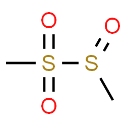 ChemSpider 2D Image | 1,2-Dimethyldisulfane 1,1,2-trioxide | C2H6O3S2