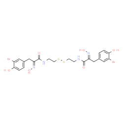 ChemSpider 2D Image | (E,Z)-Psammaplin A | C22H24Br2N4O6S2