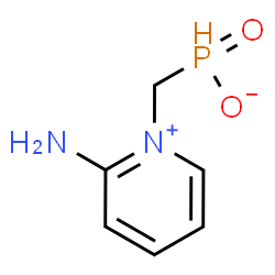 ChemSpider 2D Image | [(2-Amino-1-pyridiniumyl)methyl]phosphinate | C6H9N2O2P