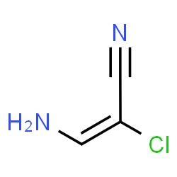 ChemSpider 2D Image | (2E)-3-Amino-2-chloroacrylonitrile | C3H3ClN2