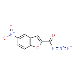 ChemSpider 2D Image | 5-Nitro-1-benzofuran-2-carbonyl azide | C9H4N4O4
