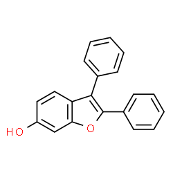 ChemSpider 2D Image | 2,3-Diphenyl-1-benzofuran-6-ol | C20H14O2