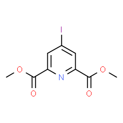 ChemSpider 2D Image | Dimethyl 4-iodo-2,6-pyridinedicarboxylate | C9H8INO4