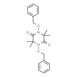 ChemSpider 2D Image | 1,4-Bis(benzyloxy)-3,3,6,6-tetramethyl-2,5-piperazinedione | C22H26N2O4