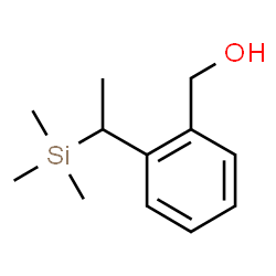 ChemSpider 2D Image | {2-[1-(Trimethylsilyl)ethyl]phenyl}methanol | C12H20OSi