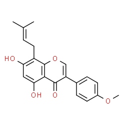 ChemSpider 2D Image | gancaonin M | C21H20O5