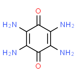 ChemSpider 2D Image | 2,3,5,6-Tetraamino-1,4-benzoquinone | C6H8N4O2