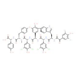 ChemSpider 2D Image | Complestatin | C61H45Cl6N7O15