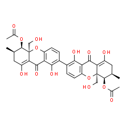 ChemSpider 2D Image | Dicerandrol A | C34H34O14