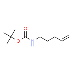 ChemSpider 2D Image | tert-butyl pent-4-en-1-ylcarbamate | C10H19NO2