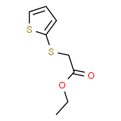 ChemSpider 2D Image | Ethyl (2-thienylsulfanyl)acetate | C8H10O2S2