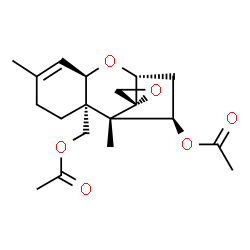 ChemSpider 2D Image | Diacetylverrucarol | C19H26O6